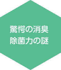 驚愕の消臭・除菌力の謎