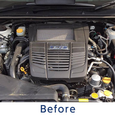 エンジンルーム清掃前